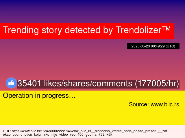 Trendolizer's tweet photo. Operation in progress… https://t.co/tX3TkPNunw https://t.co/R3flUFzexR