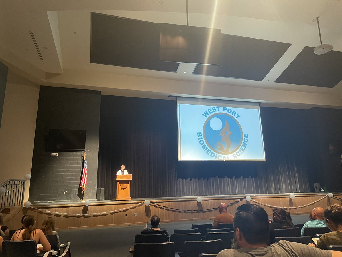WestPortHigh's tweet photo. Congrats to West Port’s Bio-Technician Assistants. White Coat Ceremony. So proud. @chadefrazier @LivengoodDC https://t.co/QjyFjs2ZuX