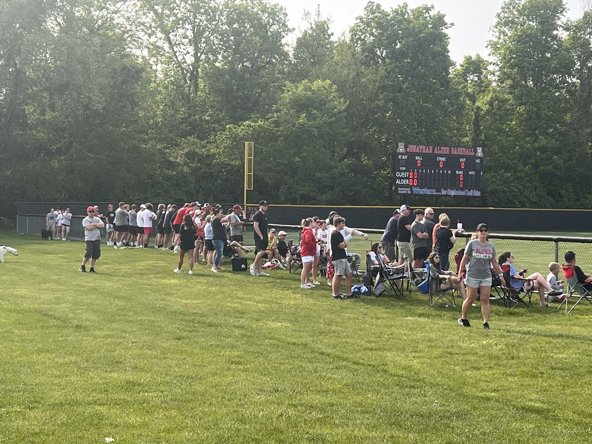 Alder Nation THANK YOU for your support tonight! Wow that was an amazing crowd and one of the biggest I can ever remember having at a home baseball game!!!!