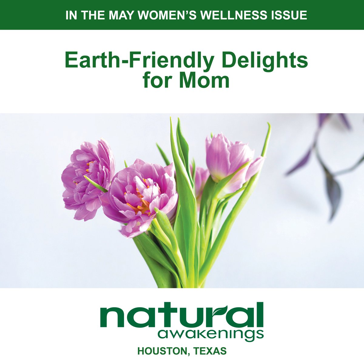 Yes, Mother's Day was a few weeks ago but as Captain Kangaroo used to say, 'Every day is Be nice to Mother's Day.' Check out this month's eco tip about earth-friendly gifts for mom. #ecofriendly #mothersdaygift naturalawakenings-houston.com/et-earth-frien…