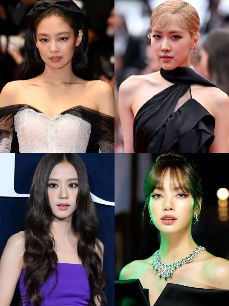 Bahunya jennie paling bagus, kalo bentuk muka jisoo, kalo hidung bibir Rosé, mata lisa, lengkap udah😭😍🥰