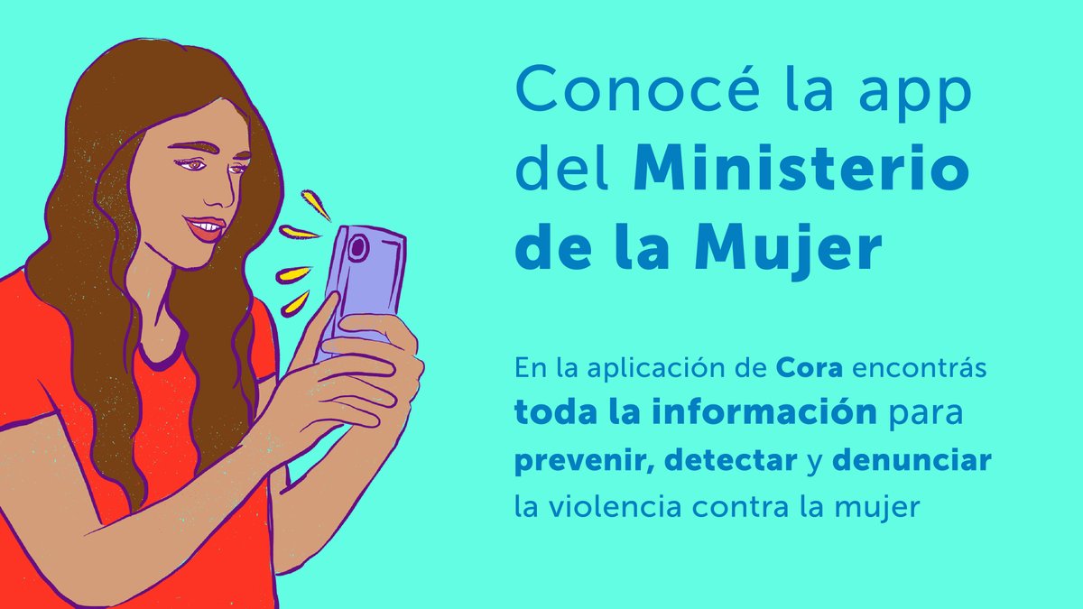 UNFPAPy's tweet photo. 🙌#Cora es la app creada por el @minmujerpy donde encontrás toda la información que necesitás para prevenir, detectar y denunciar la violencia contra la mujer.

📲Disponible para Android: https://t.co/yRslsMEnMB
📲 Iphone: https://t.co/J0HSlCPHRR

#QuieroVivirAsí  

@unfpa_lac https://t.co/ML8mxgnVjV