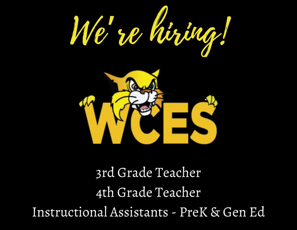 Jesse Gore (@jessehgore) on Twitter photo Are you looking for a great place to work? <a href="/WalnutCreekES/">Walnut Creek Elementary School</a> is currently looking to hire a few additional staff for the 23-24 school year! Come see why #TheCreekIsRising!
Please contact jgore@wcpss.net with your interest. Are you looking for a great place to work? <a href="/WalnutCreekES/">Walnut Creek Elementary School</a> is currently looking to hire a few additional staff for the 23-24 school year! Come see why #TheCreekIsRising!
Please contact jgore@wcpss.net with your interest.