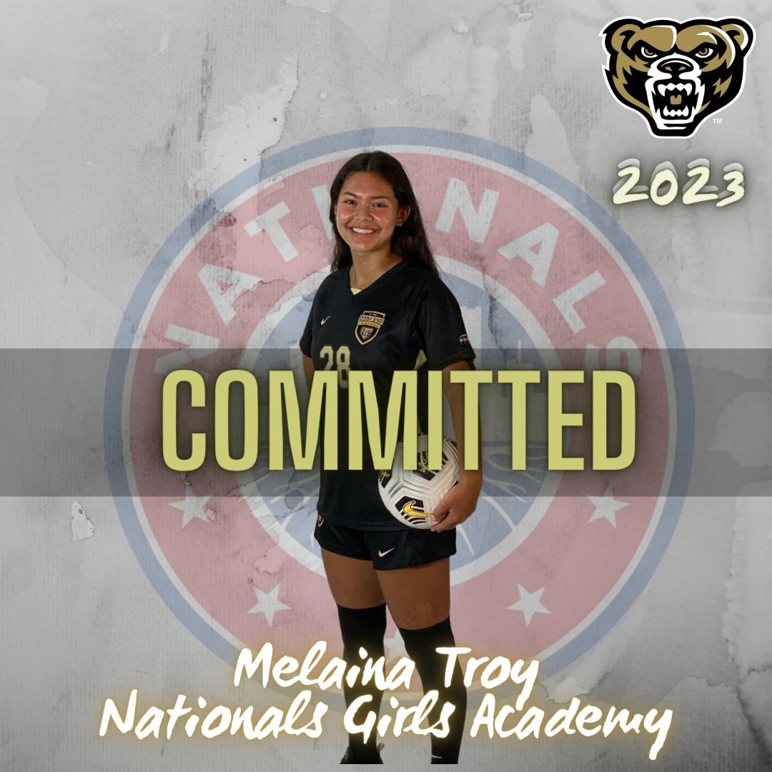 NationalsGA's tweet photo. || COLLEGE COMMITMENT ||

We are delighted to share that 05 GA Blue's Melaina Troy has committed to @OaklandWSOC !

Congratulations to Mel and her whole family; we are so happy for you!

#TheNationalsWay #TheBallerFactory #CollegeRecruiting #Classof2023 https://t.co/xHqkTFKNz5