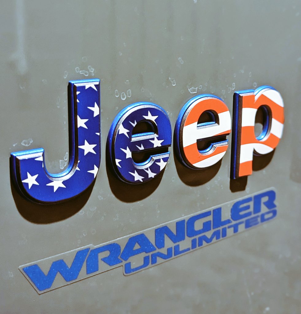 New swag for the jeep!! #Merica #ItsAJeepThing