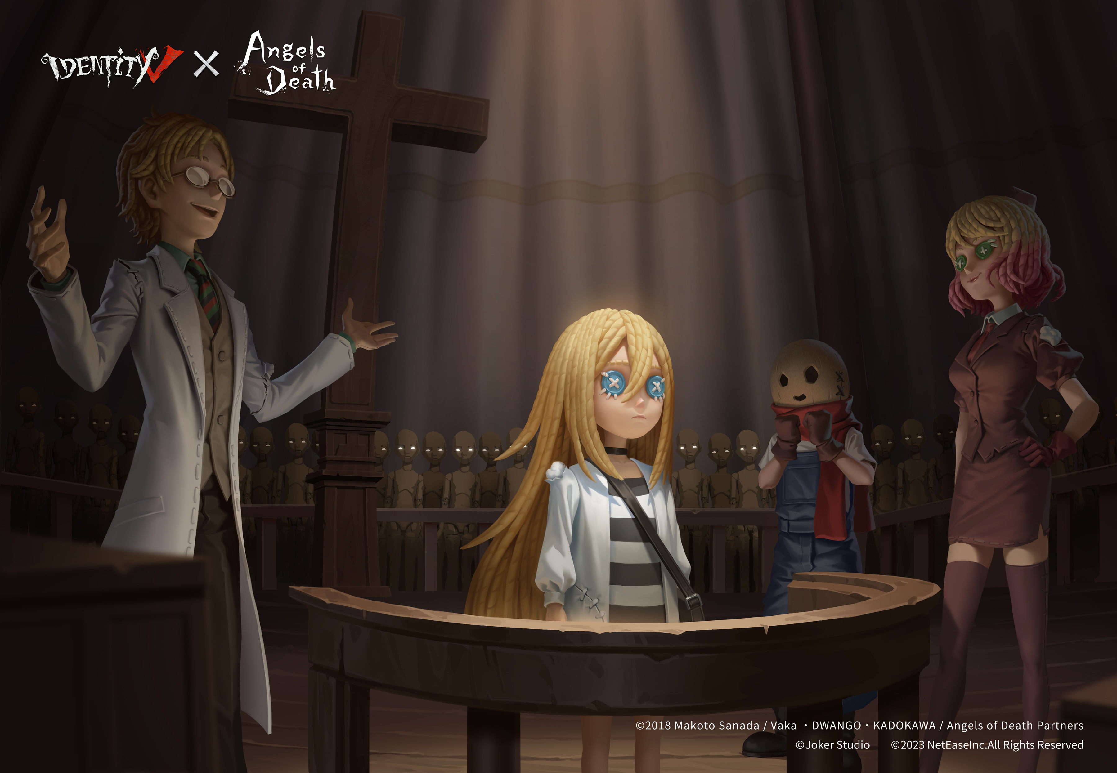 Identity V x Angels of Death Crossover information and Poster : r