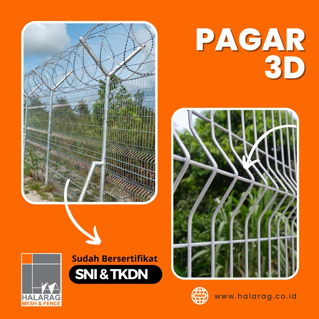 MegaHalarag's tweet image. Pagar Bandara / Pagar V / Security Fence / Pagar Wiremesh / Pagar 3D - PT Halarag Baja Utama

&quot; Real Sertifikat &quot;
SNI 07-4599-1998,TKDN dan ISO 9001:2015

Contact :
08119920524

#pagarwiremesh #pagar3d #pagarbandara #halarag