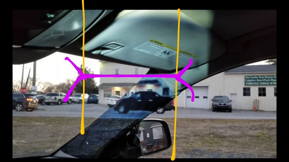 twowheelsg's tweet photo. Outline of passive vehicle safety scoring based on what happens to pedestrian w vehicle crashing into pedestrians.
Should be a bonus for active safety of high visibility A-pillar design. Side view mirror, airbag, speaker combined into thick A pillar creates huge blind spot. https://t.co/6dVsG4pBgO
