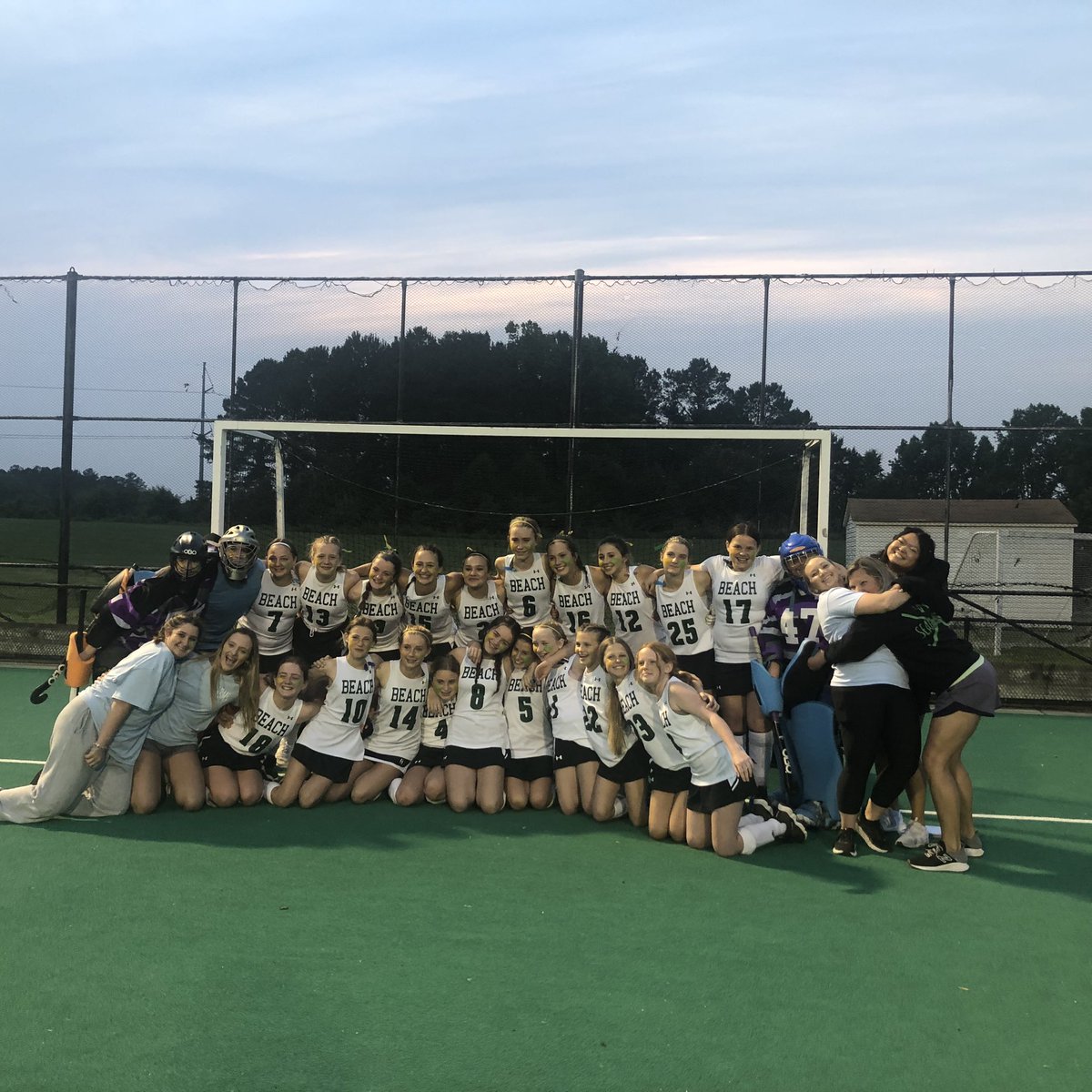 Super proud of these girls and coaches! They lost a heartbreaker in the semis tonight. What a great season- for many it was their first time to ever play field hockey. They will always be champions in my book. #SeahawksSoar