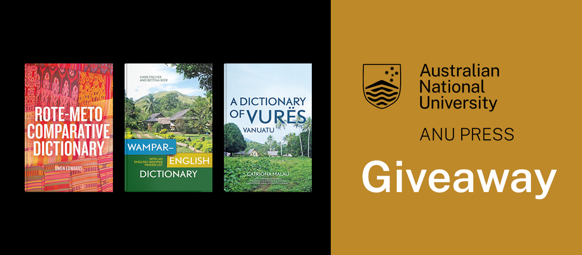 Recently we have published several incredible dictionaries in our Asia-Pacific Linguistics series, and to celebrate, we are giving away a set of three!

All you need to do is give us a follow, and retweet this post for a chance to win!

T&amp;Cs apply. Ends midnight (AEDT) 16 June.