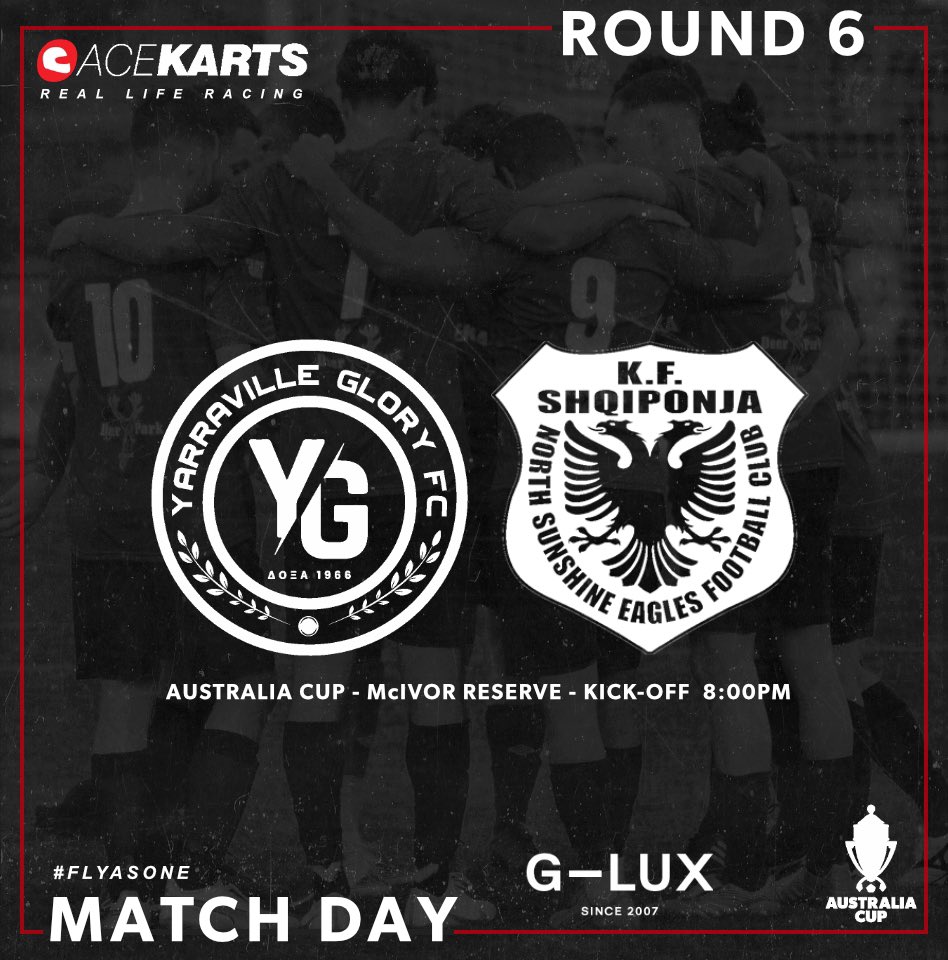 Match Day: Australia Cup Round 6

For the winner, a spot in round 7 and a step closer to the national round of 32.
Get down to McIvor Reserve tonight!!

Yarraville Glory FC vs. North Sunshine Eagles FC.

#AustraliaCup #MagicOfTheCup #NSEFC #FlyAsOne

Come on Eagles!!