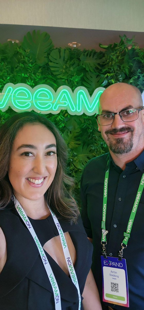 Pre-event training done ! Now it’s time to enjoy #VeeamON