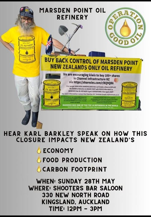 jams_orange's tweet photo. ๐ข #Auckland This Sunday 12pm Shooters Bar Saloon
#SaveMarsdenPoint ๐ https://t.co/HgrpXPQ0iU