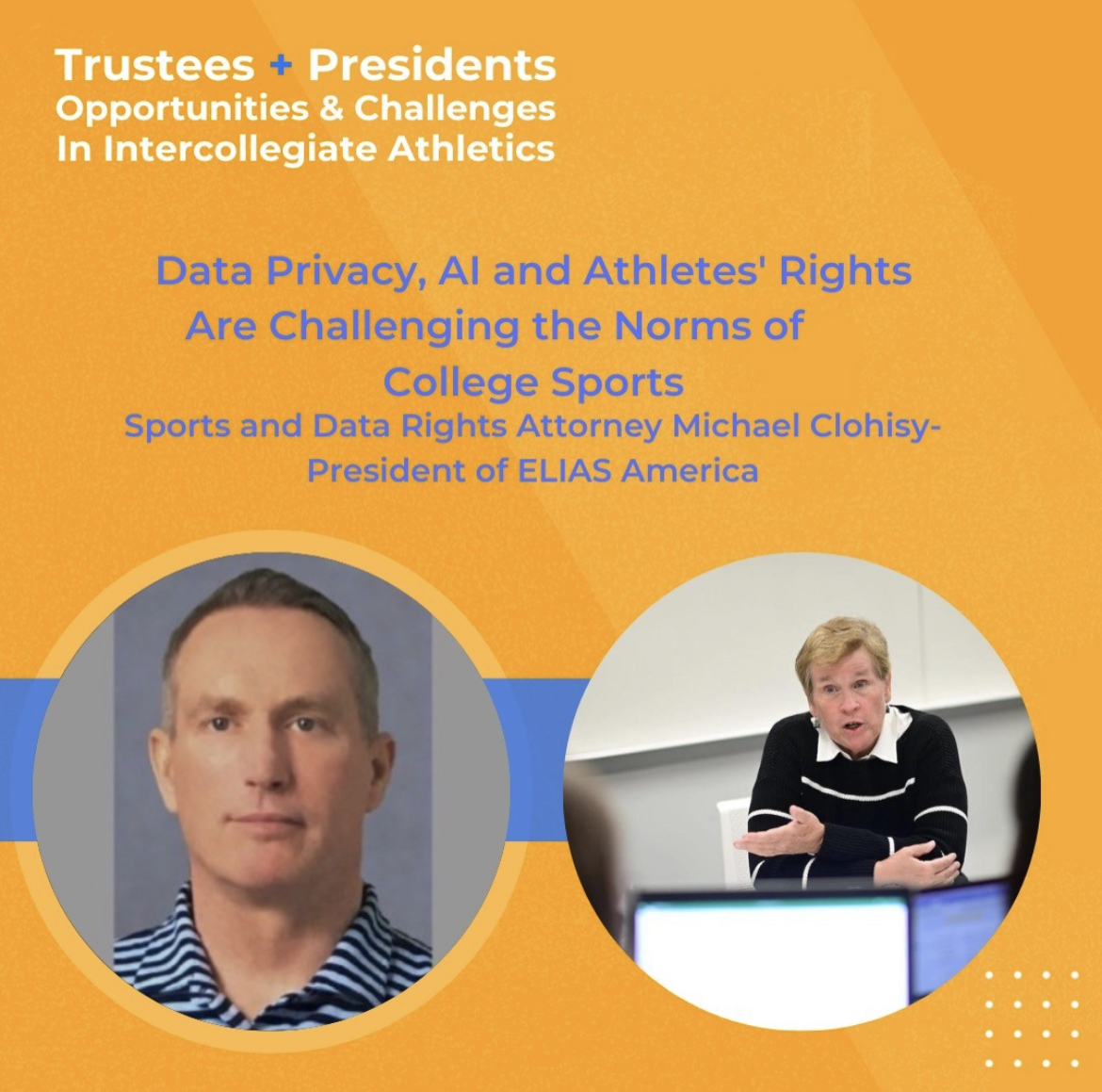 PennGSE's tweet photo. How are #AI tools like #ChatGPT impacting college and professional sports? In her latest episode of “Trustees + Presidents,” @DrKarenWeaver dives into the issue w/ attorney Michael Clohisy. Listen at https://t.co/JdzKETRgl8 or wherever you download podcasts. 🎧 #PennGSEExpert https://t.co/QSBFnU6h3y