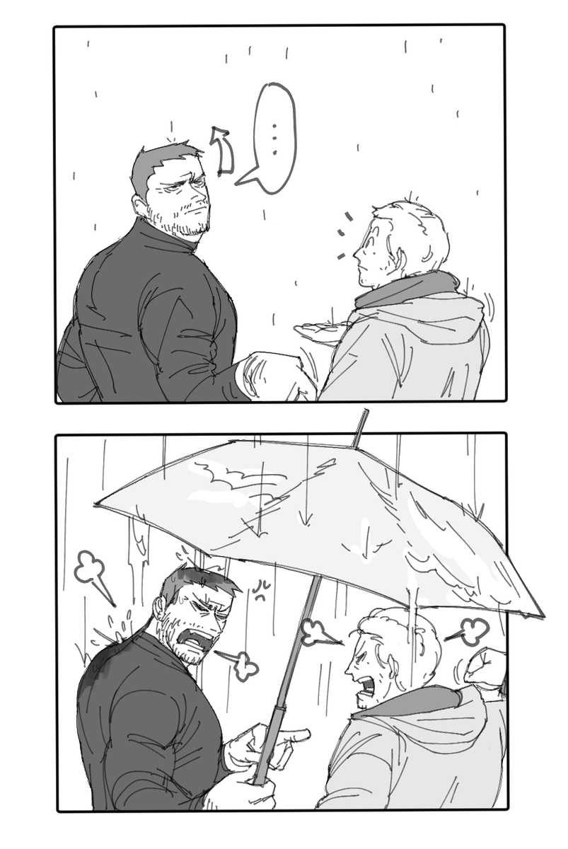 #ChrisRedfield #EthanWinters #ResidentEvil Winterfield .. a quick comic on how they're arguing like an old couple... Ethan has NO FEAR arguing with Chris...