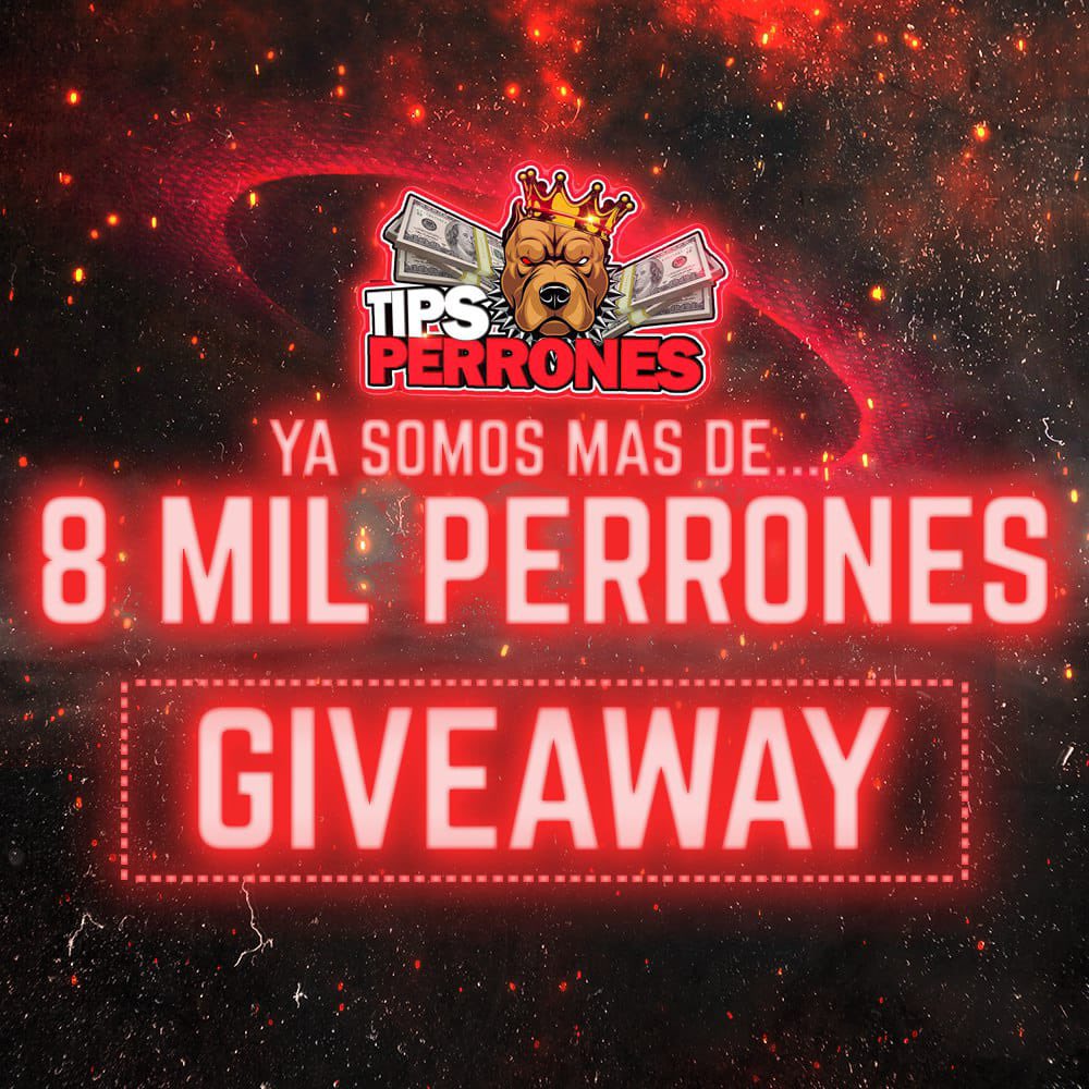 Tipsperrones365's tweet image. SE VAN 600$ ENTRE LOS RT🔁🤑

Ya somos más de 8 mil perrones🐶 y vamos por mas🚀
Lo único que tienes que hacer para participar es Darle ❤️ y 🔁
OBVIAMENTE TIENES QUE SEGUIRME‼️

Tienes hasta el 31 de mayo participar💪
Se van 200 para 3 perrones🔥