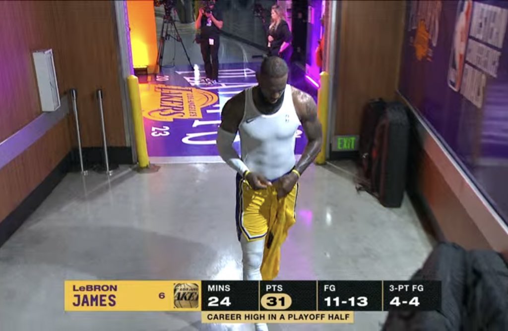 We’re never gonna see a 38 year old in year 20 do this again . Folks need to appreciate lebron while he’s still in the league