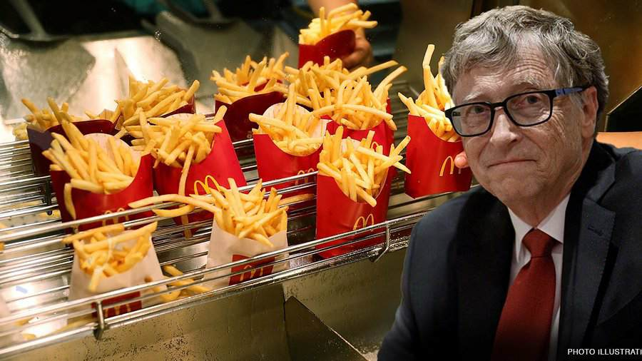 RT @i_Beth1: Bill Gates owns the land in Washington state used to grow the potatoes for McDonald’s fries. https://t.co/SHFibPmiUr