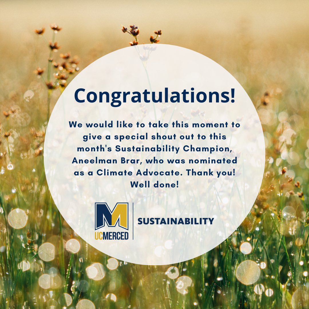 Great job! #sustainability #sustainabilitychampion