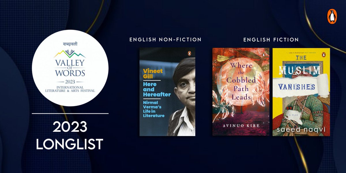Congratulations to our authors for making the Longlist of the @vowlitfest Book Awards 2023! 

@vineetgill @saeed_naqvijour #DamodarMauzo
