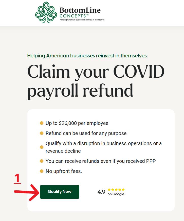 WelzTheGreat's tweet photo. Business owners impacted by Covid-19, get up to $26k per employee through ERC. Bottom Line Concepts can help you qualify and get funded. Sign up for a free call to learn more!-Example in images
https://t.co/hWKLHA1UNf
#ERC #BottomLineConcepts #Covid19Relief #FinancialRelief https://t.co/7p2Z5Kkjwg
