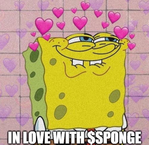 🧽In love with $SPONGE! 💙🧽