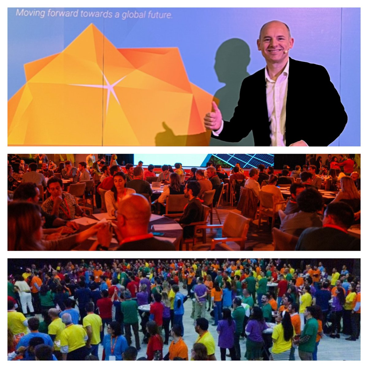 ramonfauria's tweet photo. El entusiasmo y la ilusión son conductores extraordinarios. Y más si se ponen en acción. Te acercan en gran manera a propósitos y objetivos. Intervención conferencia show para convención anual empresa multinacional solar. Evento fantástico  @ramonfauria @thinkandaction https://t.co/6XzJO9h9y4