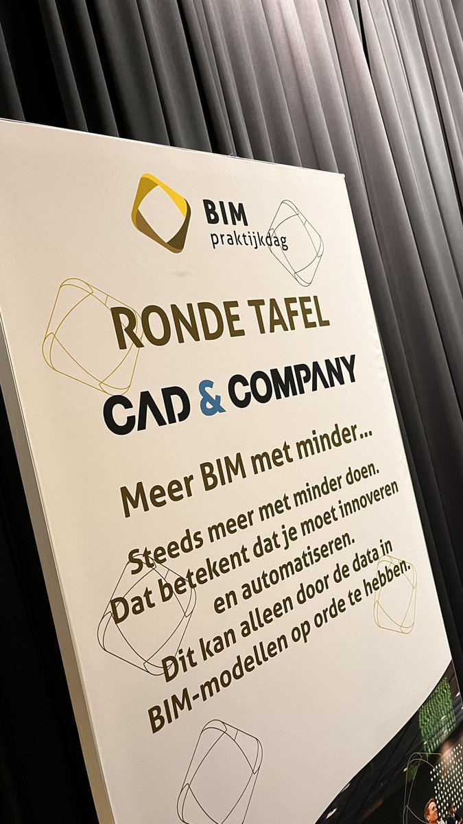 Aanwezig op de <a href="/bimpraktijkdag/">Bimpraktijkdag</a>. Kom eens langs bij de stand om te weten hoe je het beste kan samenwerken en je BIM modellen kan controleren. @cadcompany