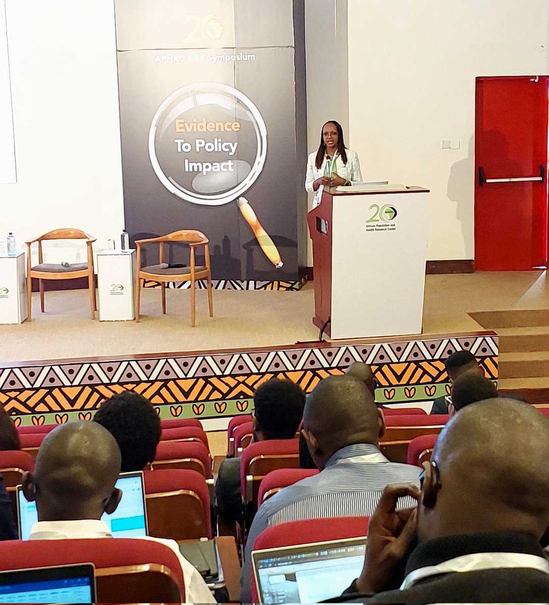 'We are thinking more broadly about  decisions vs. Policy and how to ensure we are part of this discourse' - @EvelynGitau
Actg. Director of Research @aphrc 

#APHRC20 #WeAreAfrica