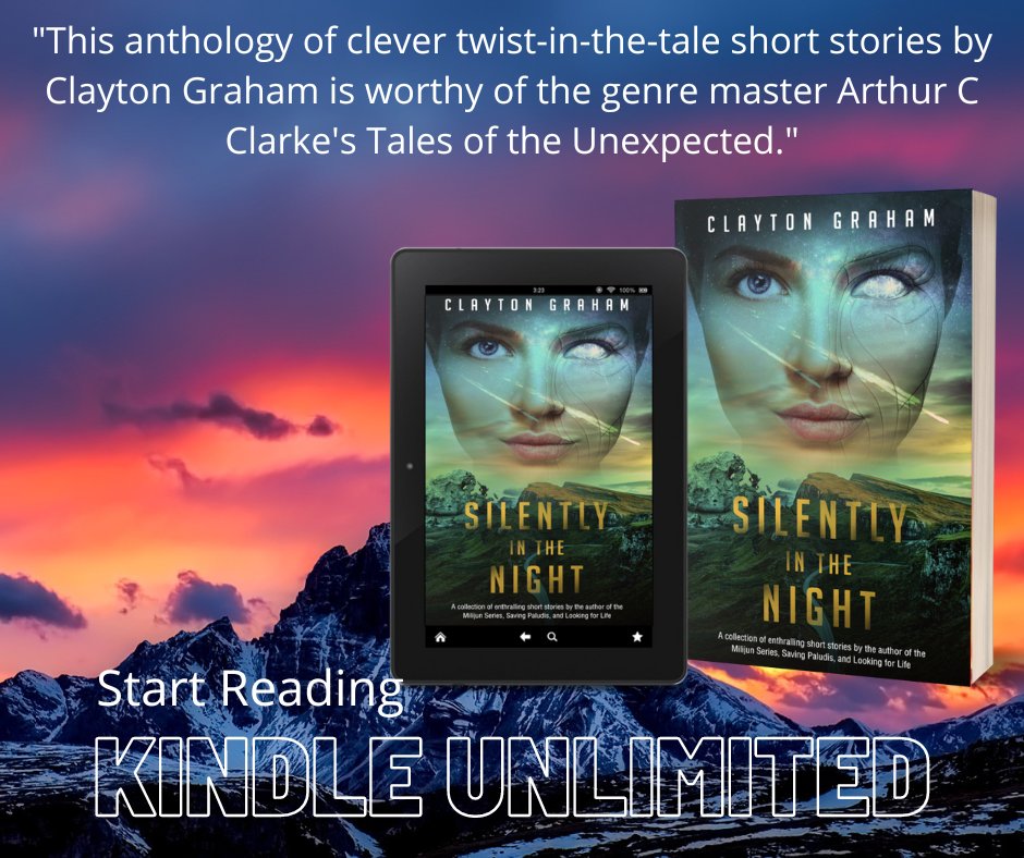BookBangs's tweet photo. RT @CGrahamSciFi: A THIRD OF A COFFEE OR KINDLE UNLIMITED
“You'll find mystery, paranormal and sci-fi. Grab this book and delve into the world that is Clayton Graham." 5 STAR REVIEW
https://t.co/REHjVpK5Th
#SciFi #scifibooks #SFF #bookbangs #booknerd #k… https://t.co/nStx0kIuoo