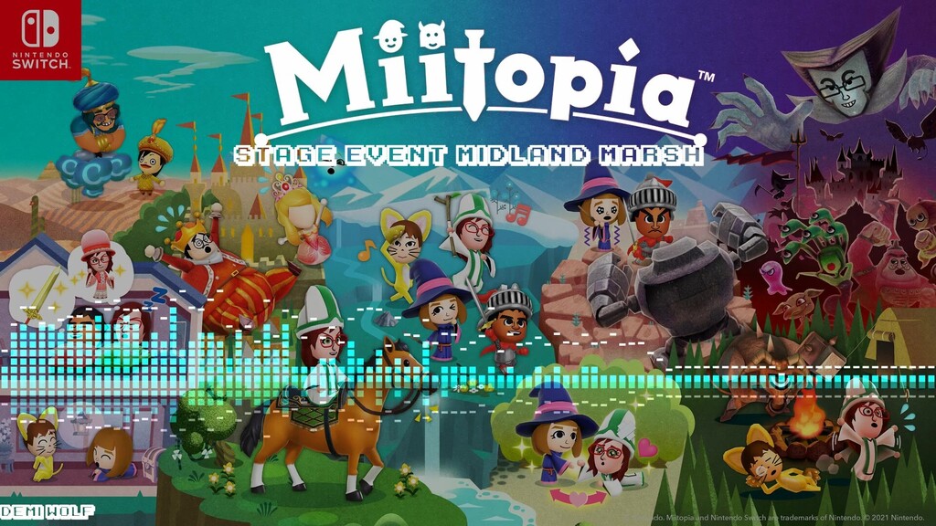 DemiWolfChan's tweet photo. 🐺 An old video of Demi Wolf has been re-released! ​🐺

🎼​ Stage Event Midland Marsh | MIITOPIA MUSIC (OST)
​▶️​ https://t.co/86jhABG5qw ◀️​

From me for you ❤️
#miitopia #mii #nintendo #music #ost #switch https://t.co/Y9P1sxJzIz