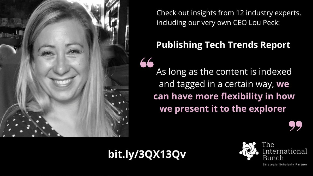 Check out insights from 12 #ScholComm experts, including our very own CEO @loupeckofficial:

2023 #Publishing #TechTrends report from @silverchairnews and @hum_works: bit.ly/3QX13Qv