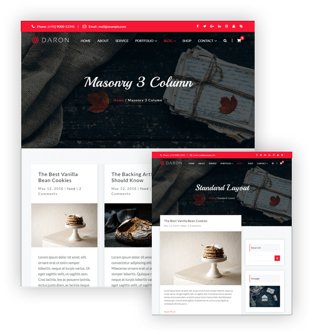 zishana25039504's tweet photo. Daron is a multipurpose and modern WordPress theme. A powerful responsive theme is suitable for artistic blogs, professionals, freelancers, and hobbyists.
#wordpresstheme #foodtheme #themes
Demo Link: https://t.co/DfBvC5T6bj
Link: https://t.co/yAurVIShMt https://t.co/qHC2gDbERJ