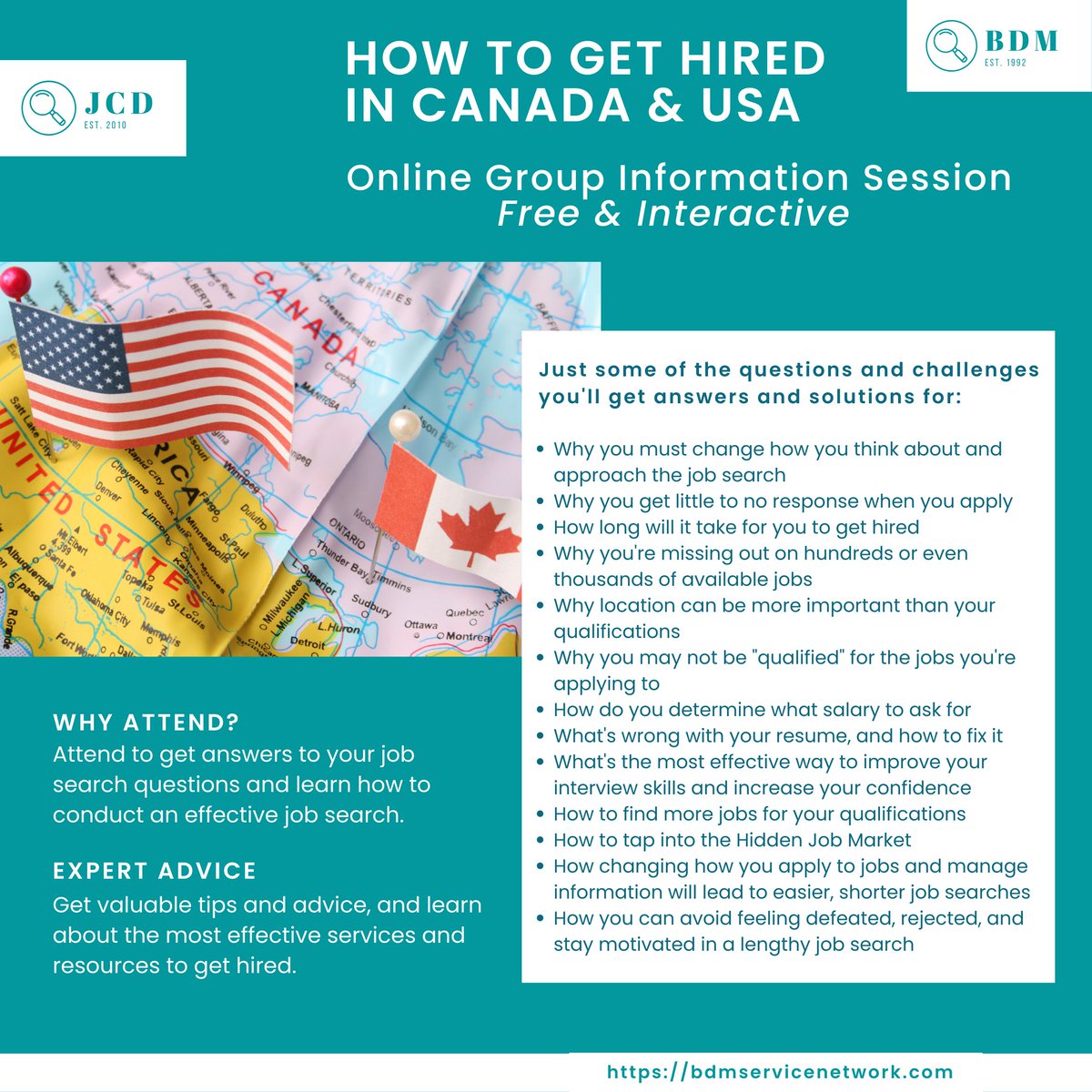 Job Hunting in Canada or USA? Check out what previous attendees said about 'How to Get Hired in Canada & USA' and book to attend an upcoming session here buff.ly/3HP5toZ  

#canadajobs #usajobs #canadacareers #usacareers #jobsincanada #jobsinusa #getajobincanada #usajobs