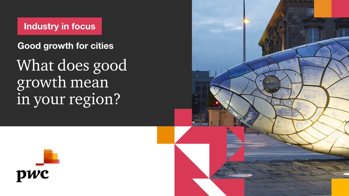 Our latest Good Growth for Cities report reveals Belfast is the top ranking city in the devolved administrations, performing above the UK average for work-life balance, jobs, housing, transport, income distribution and safety pwc.to/3oai9jK #GoodGrowth @PwC_NI