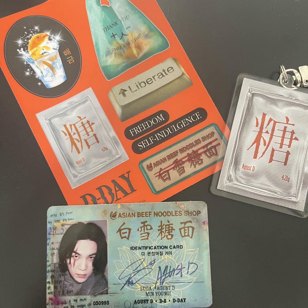 they’re here! thank you, <a href="/chickensutock/">chickensutock 🤡🐓</a> for accepting my orders albeit a bit late! could not NOT have them. always so aesthetically pleasing and the best quality!! CANT WAIT TO BRING EVERYTHING WITH ME ON MY TRIPS! 

ps cannot get over the license. GENIUS!
