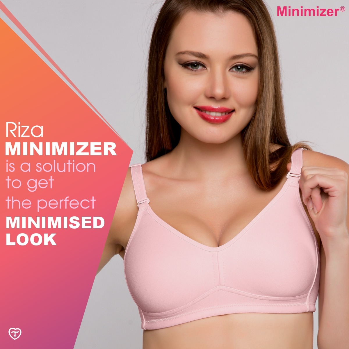 Trylo Intimates on X: Upgrade your lingerie collection with the Riza  Minimizer bra. Designed to give you a slimmer bust, it features a lovely  neckline enhancing your natural shape. Product Name- Riza