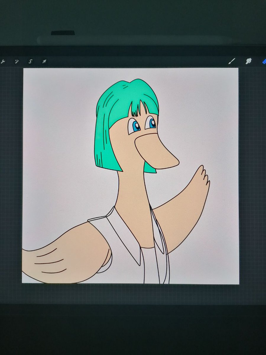 Belavuela's tweet photo. GM 🥱 #tezos 
WiP for #TEZOSTUESDAY 🦆 https://t.co/3kiuyBDekA