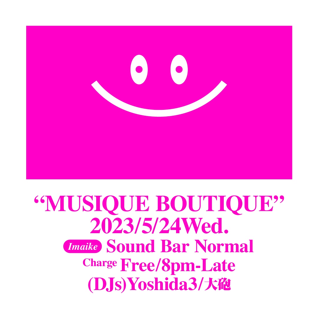 DJ_TAIHO's tweet photo. 明日はNORMAL今池にて隔月レギュラー【musique boutique】でし！吉田さんと2人会。シティポップからネオシティポップな予感。 https://t.co/r57Bsggsjp