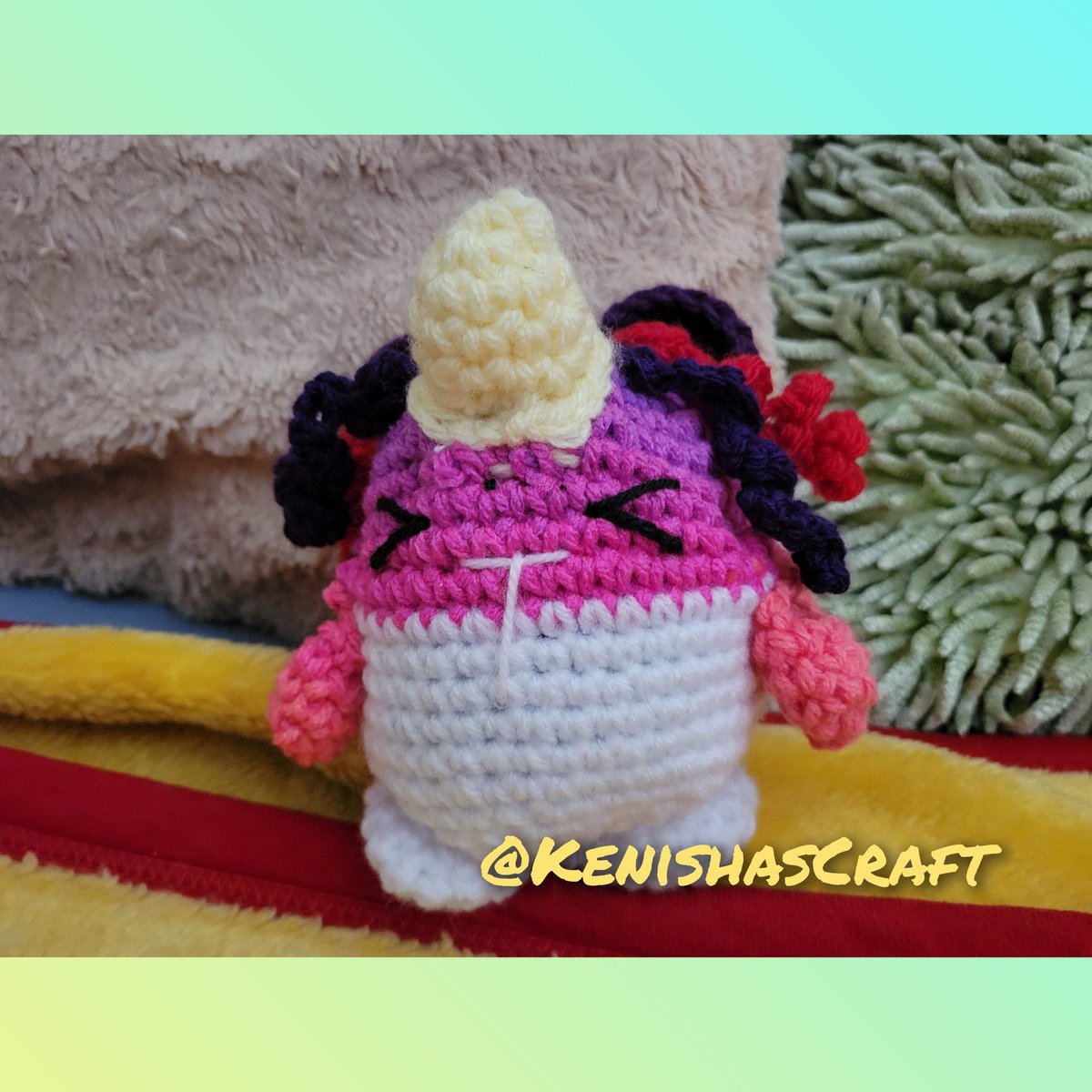 KenishaScraft's tweet image. Unicorn Hamster amigurumi #amigurumi #crochet #hamsterplush #crochethamsters #crocheter #crochettoys