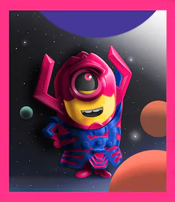 Do you know Minion possesses sufficient superhuman strength to lift upto 100 tons❓

✨Introducing 'Galactustuart' NFT — The mixture of Galactus and Stuart.

Buy this unique next-gen composition on $OMMI NFT Marketplace👇
ommniverse.ai/vaults/646c204…