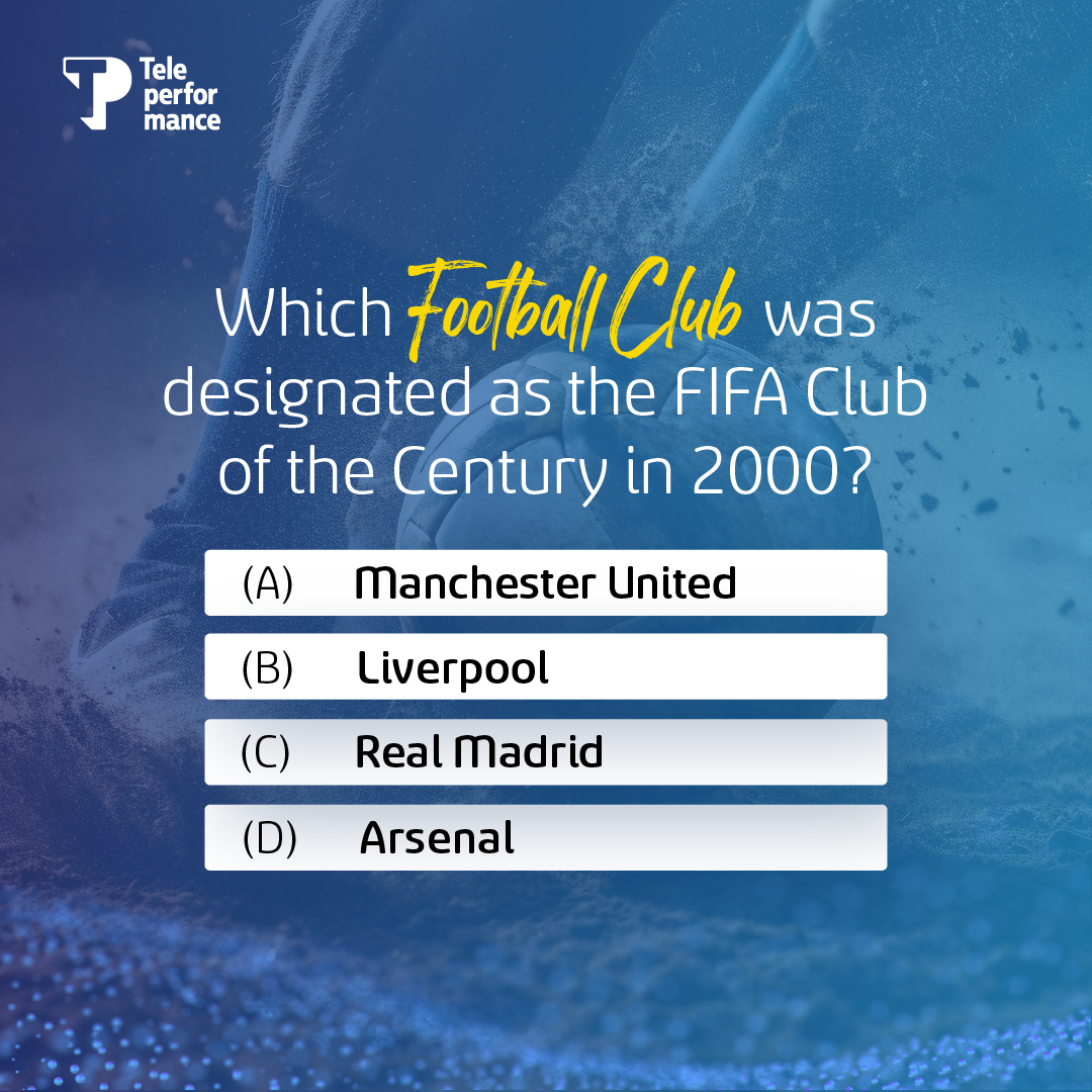 FIFA holds an awards ceremony that recognizes both individual & team achievements in international association football. Comment your answers now!

#SportsTrivia #Question #TPIndia #Football