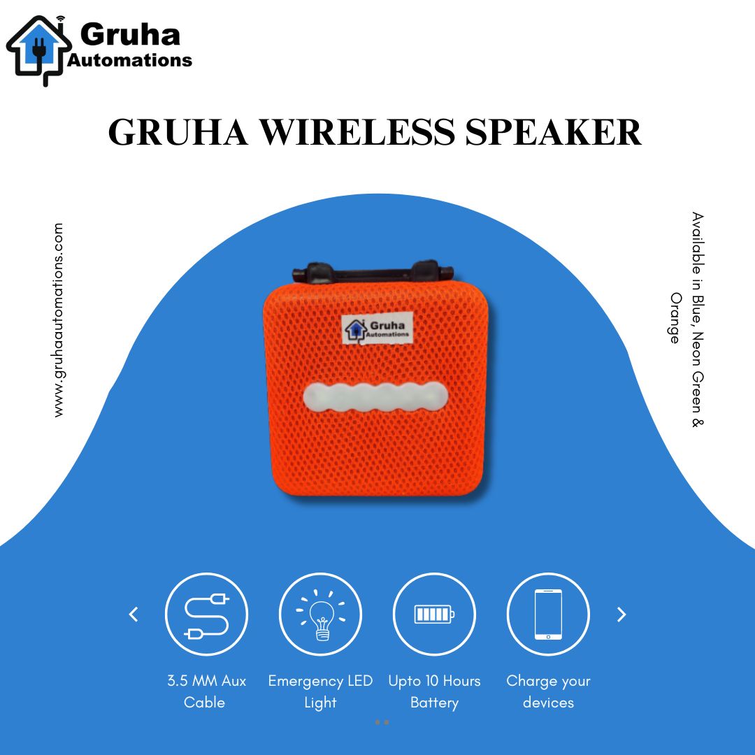 Introducing to you the Gruha Wireless Speakers with multiple features and superbly amazing color variations 😍 

What are you waiting for? Get your hands on the amazing Bluetooth Speaker today!🤍
.
.
.
#portablespeaker #portableaudio #portablespeakers #wirelessspeaker #gruha