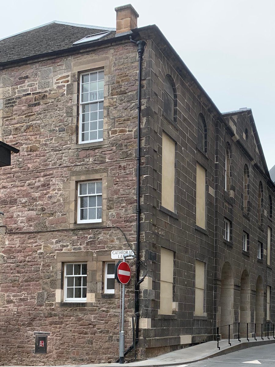 SChurchesTrust's tweet photo. A #RePurposedChurch that could become a #LostChurch that is hiding in plain sight in Edinburgh. But where and which church is it? No zooming in on the street name now! https://t.co/gXytyMvQWi