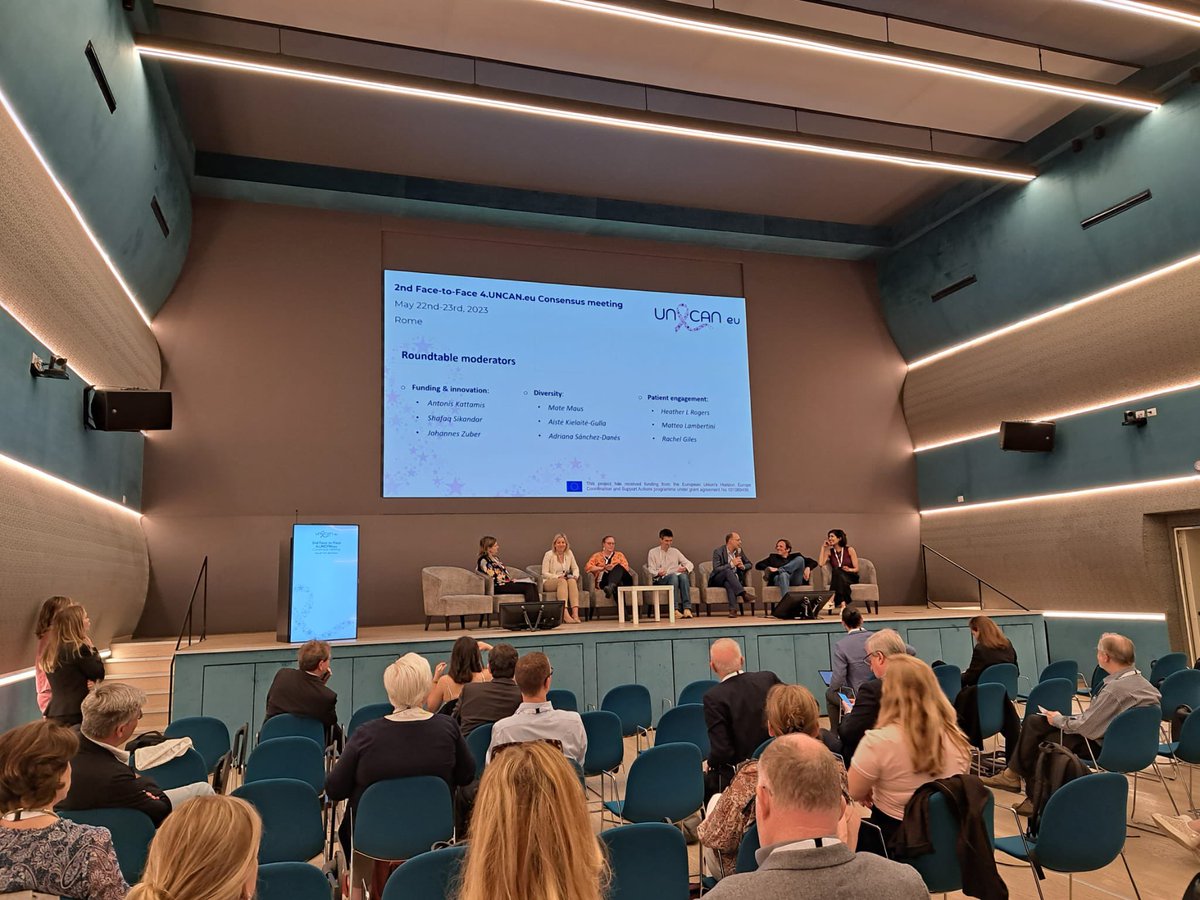 Day 2 of the 2nd Face-to-Face #UNCAN_eu begins with the conclusions of yesterday’s round table conversation on Funding and innovation, Diversity and Patient engagement👏🏼 #CancerAwareness #CancerResearch
