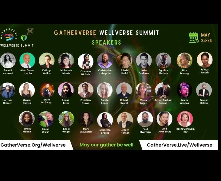 lyynverse's tweet photo. Happening Today!
When #Wellness meets #Technology

What role does the #Metaverse, #AI and #DEFI play within the fold of wellness?  

Join us for the @gatherverse Wellness Summit 
Click here for free registration 
https://t.co/WOtoMQVLs3 https://t.co/WDCXT0t0dh