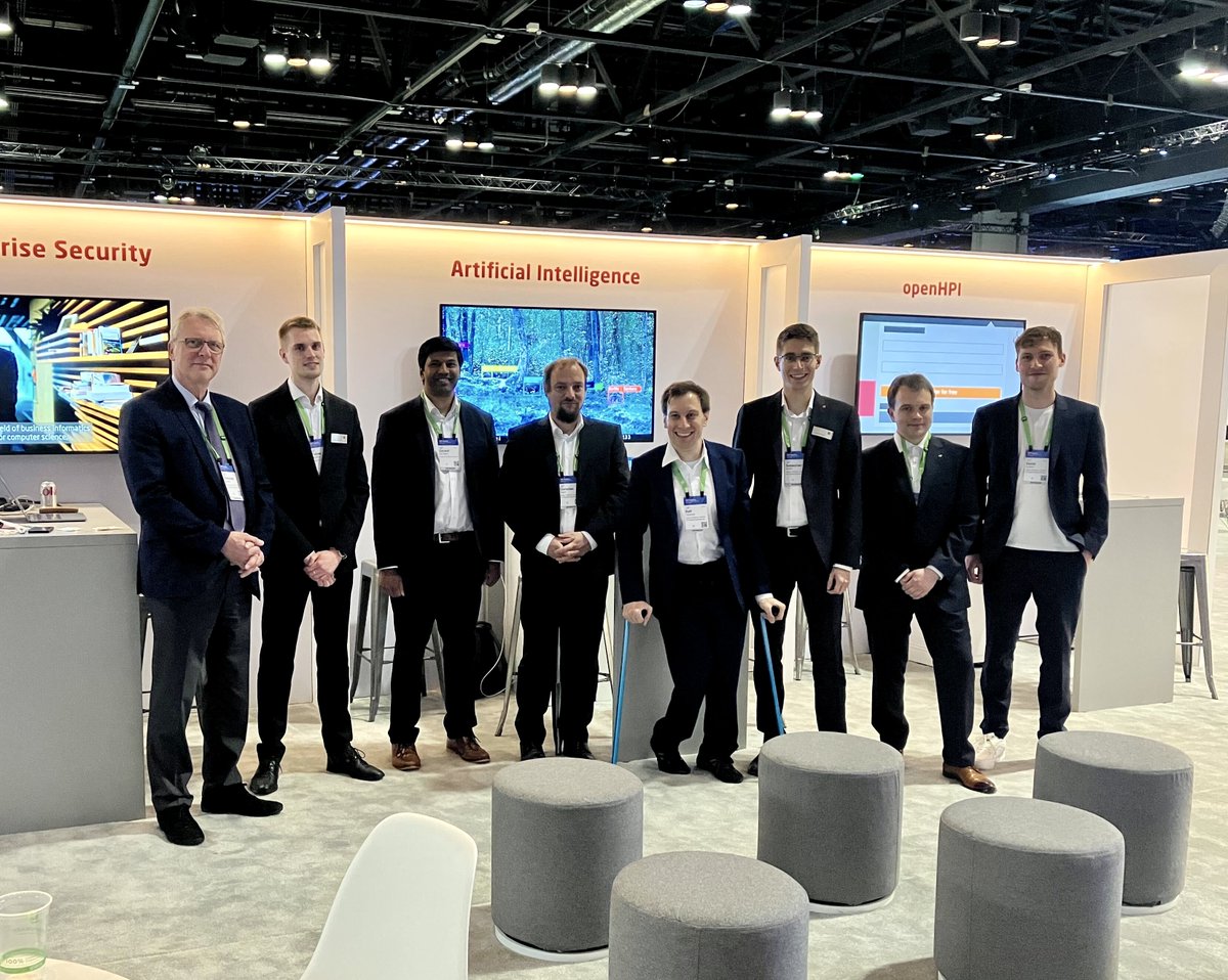 EPIC Research Group (@hpi_epic) on Twitter photo Thanks to everyone who stopped by the @HPI_de booth at #SAPSapphire 2023 in Orlando! We had a great time talking about research and the various projects at the Hasso Plattner Institute 👏 <a href="/SAP/">SAP</a> <a href="/gdm3000/">Gerard de Melo</a> <a href="/openHPI/">openHPI</a> <a href="/MrSerth/">Sebastian Serth</a> Thanks to everyone who stopped by the @HPI_de booth at #SAPSapphire 2023 in Orlando! We had a great time talking about research and the various projects at the Hasso Plattner Institute 👏 <a href="/SAP/">SAP</a> <a href="/gdm3000/">Gerard de Melo</a> <a href="/openHPI/">openHPI</a> <a href="/MrSerth/">Sebastian Serth</a>