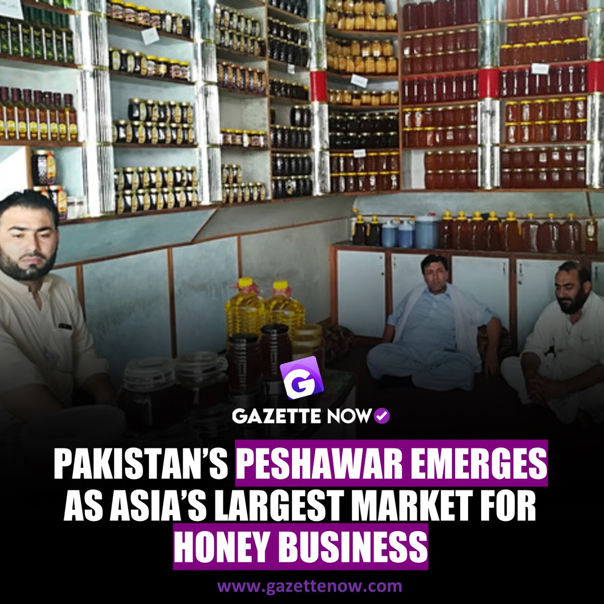 Read More ➡ gazettenow.com/pakistans-pesh…

#Peshawar #KhyberPakhtunkhwa #KP #honey #pakistan #gazettenow #businessnow #trendingnow