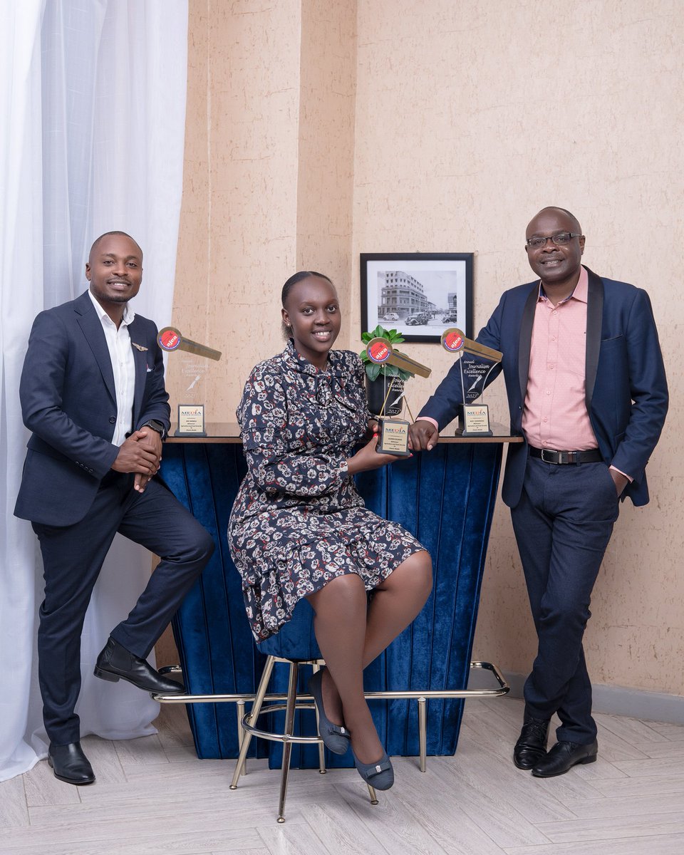 #TrophyTuesday 🏆
Once again, congratulations to my fellow Award Winning journalists - @AlexChamwada and @Ric_Maweu 

@ChamsMedia
@MediaCouncilK