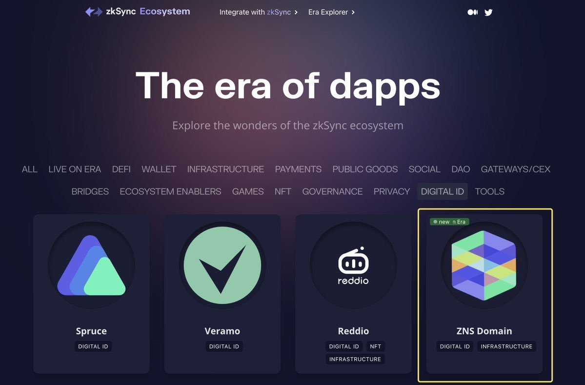 liuxiaoling933's tweet image. zks 链的域名的 IDO 很快要结束，90%多了，点此参与公开销售    zns.is/ido 

zks上唯一支持创建IPFS网站和子域名的项目  

代币可以购买域名， 这点赋能要比 Space ID和ENS大

🎁抽奖 1500个ZNS 给15人 

✅ 关注 
@ZNSprotocol
 
@FZ0xclub
 
✅ 点赞转发➕评论区留言：$ZNS